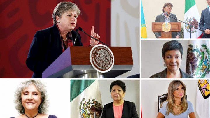 AMLO realizó seis designaciones a mujeres para representaciones de México en el exterior.