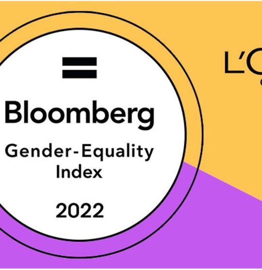 Por quinta vez L'ORÉAL es reconocido por el tema de igualdad de género por el índice Bloomberg