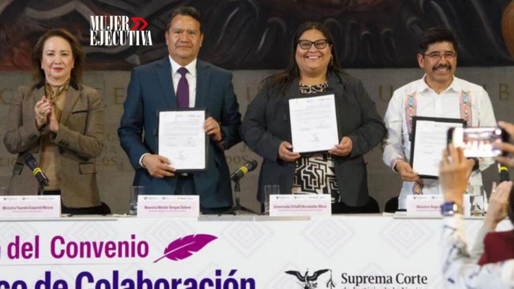Firman convenio para fortalecer la administración de justicia con perspectiva de género